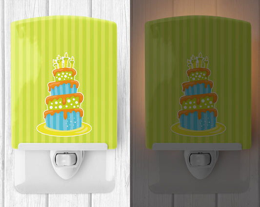 Dinosaur Birthday Cake Ceramic Night Light BB8931CNL