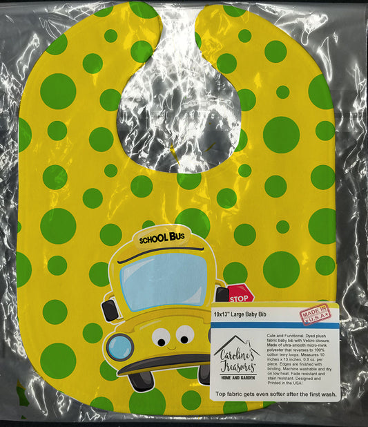 Back to School Bus Baby Bib BB9026BIB