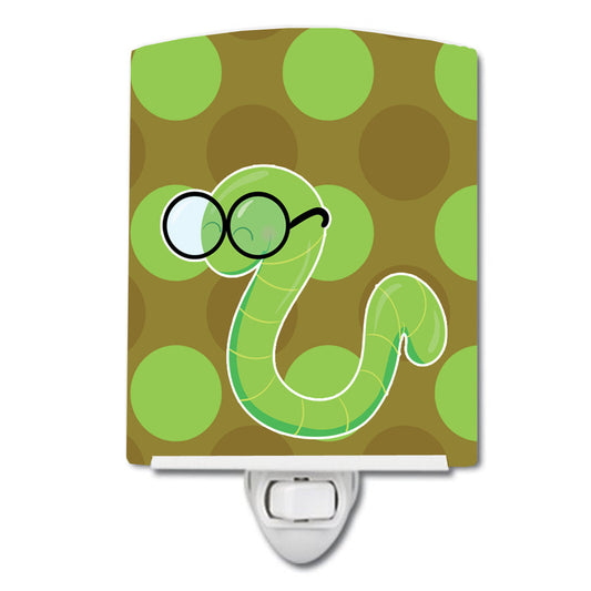 Back to School Worm Ceramic Night Light BB9031CNL