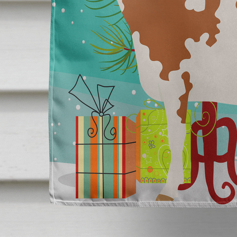 Ayrshire Cow Christmas Flag Canvas House Size BB9194CHF