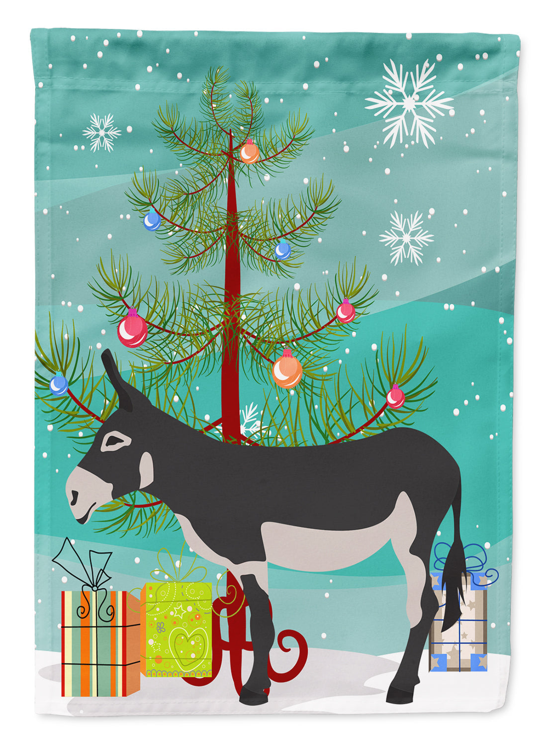 American Mammoth Jack Donkey Christmas Garden Flag - Outdoor Decorative Yard Flag BB9211GF