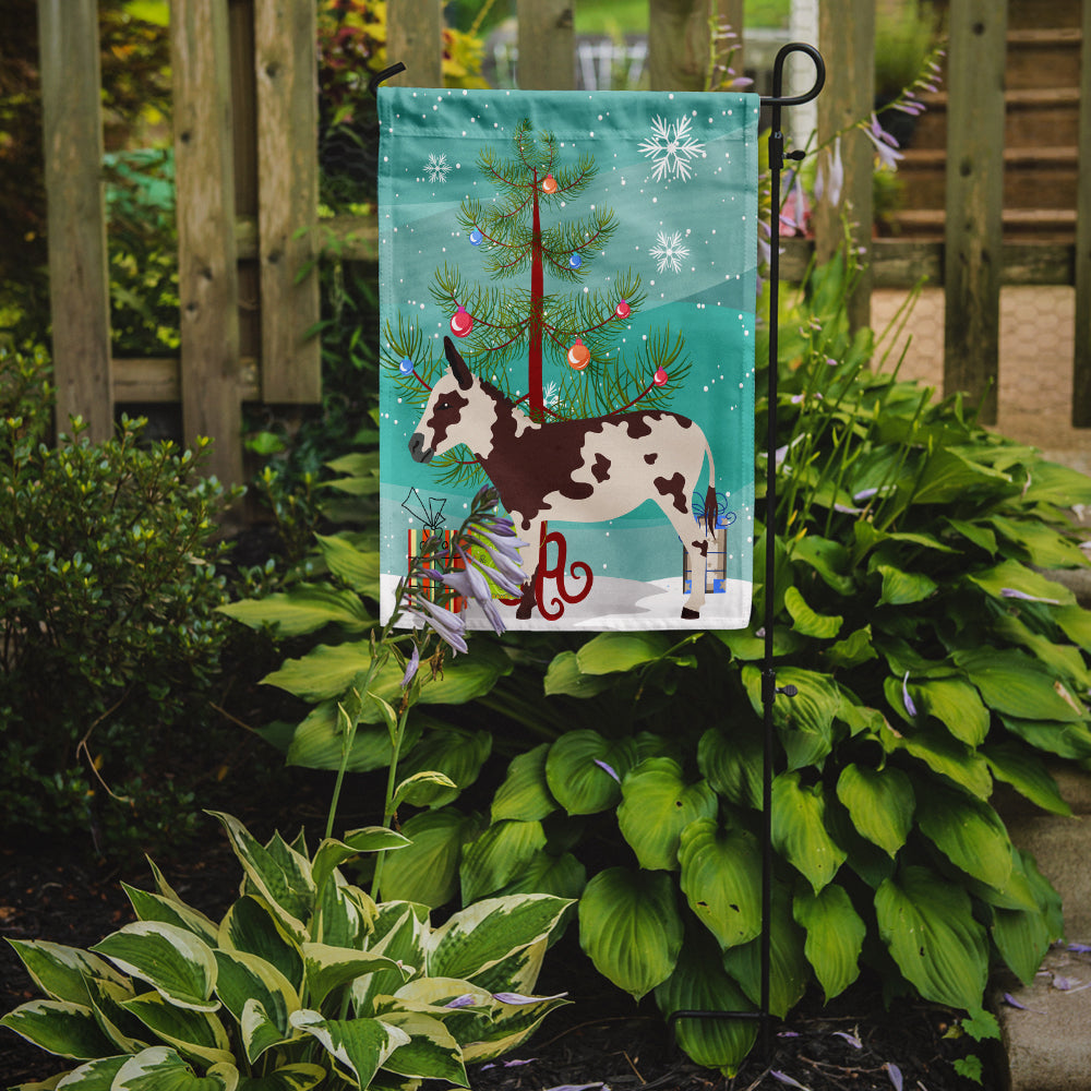 American Spotted Donkey Christmas Garden Flag - Outdoor Decorative Yard Flag BB9218GF