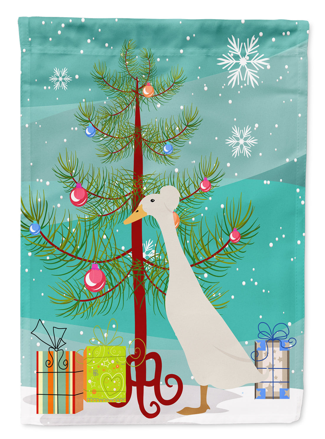 Bali Duck Christmas Garden Flag - Outdoor Decorative Yard Flag BB9226GF