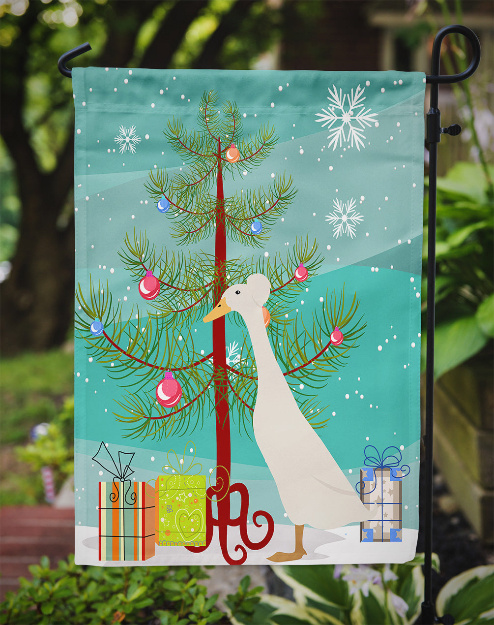 Bali Duck Christmas Garden Flag - Outdoor Decorative Yard Flag BB9226GF