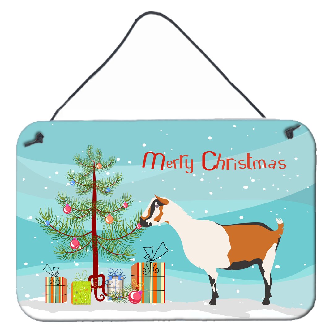 Alpine Goat Christmas Wall or Door Hanging Prints BB9247DS812