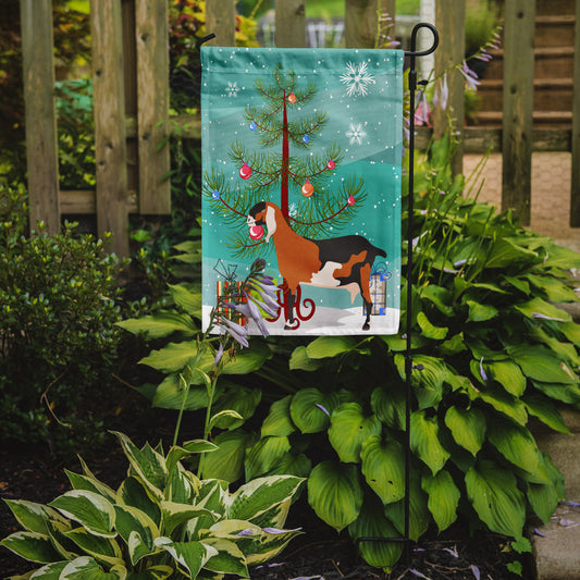 Anglo-nubian Nubian Goat Christmas Garden Flag - Outdoor Decorative Yard Flag BB9250GF