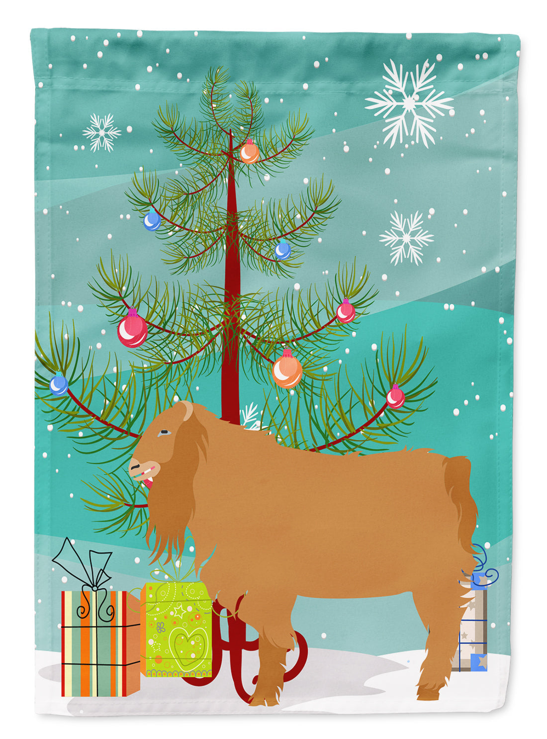 American Lamancha Goat Christmas Garden Flag - Outdoor Decorative Yard Flag BB9252GF