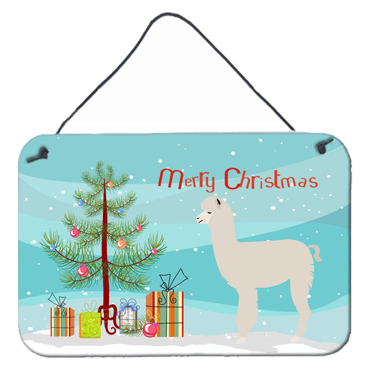 Alpaca Christmas Wall or Door Hanging Prints BB9286DS812