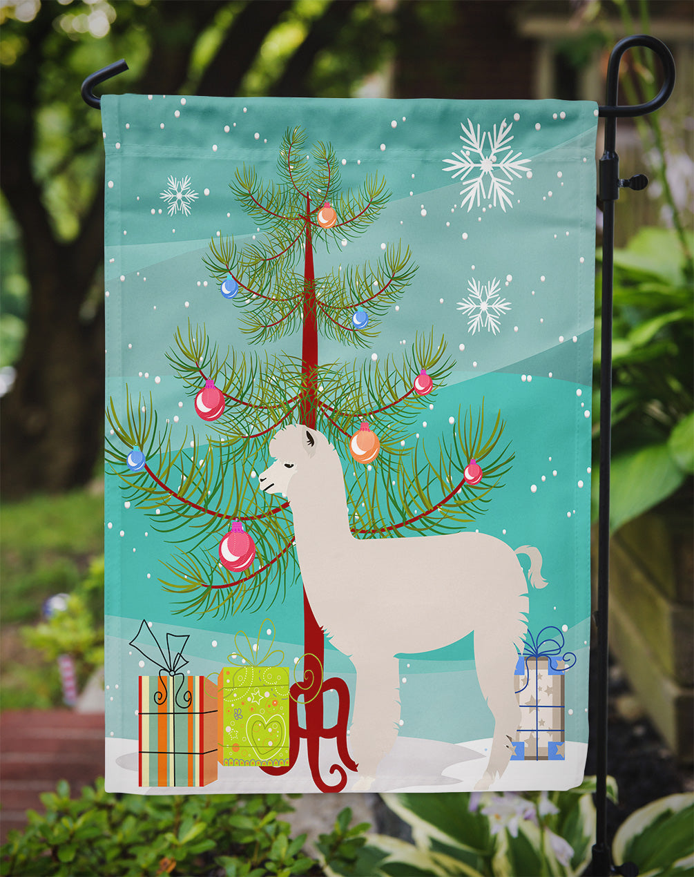 Alpaca Christmas Garden Flag - Outdoor Decorative Yard Flag BB9286GF