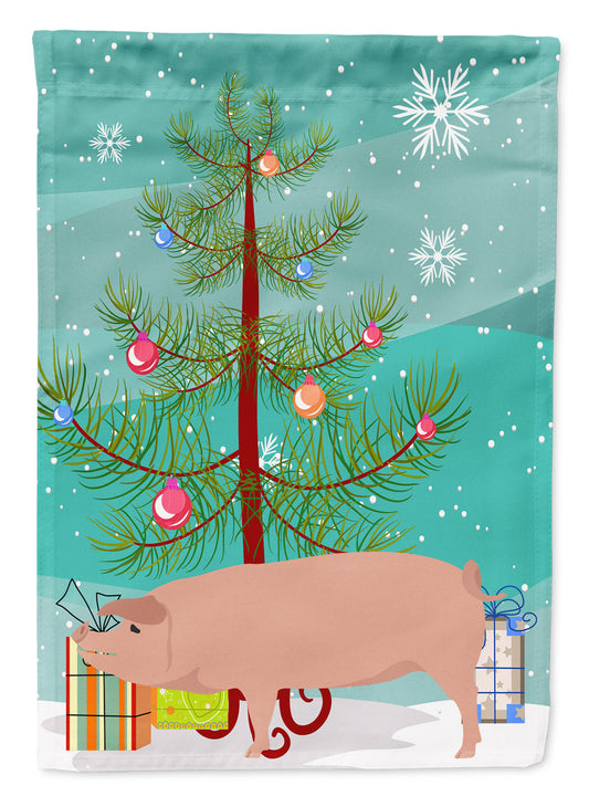 American Landrace Pig Christmas Garden Flag - Outdoor Decorative Yard Flag BB9299GF