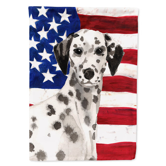 Dalmatian Patriotic Flag Canvas House Size BB9380CHF