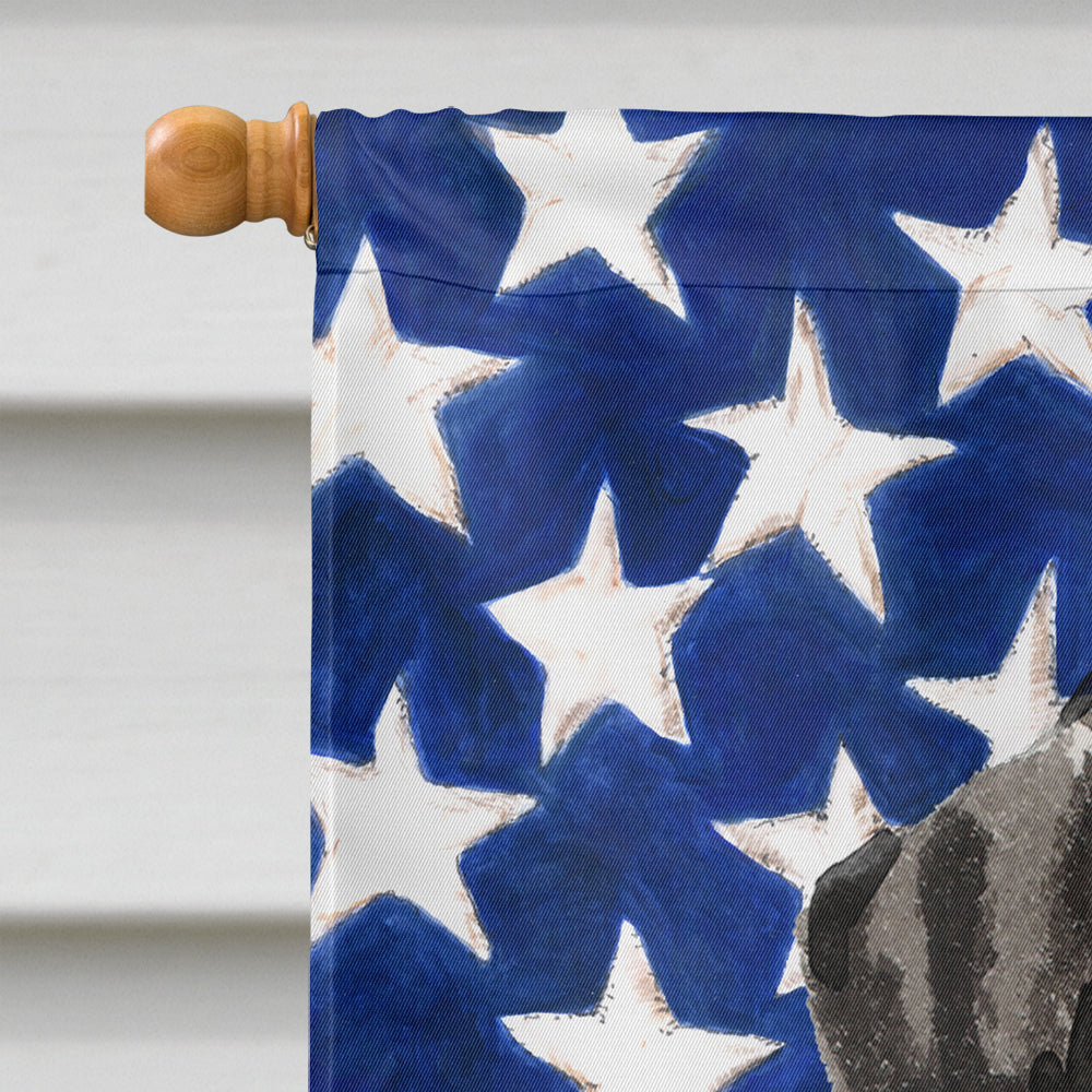 Dalmatian Patriotic Flag Canvas House Size BB9380CHF
