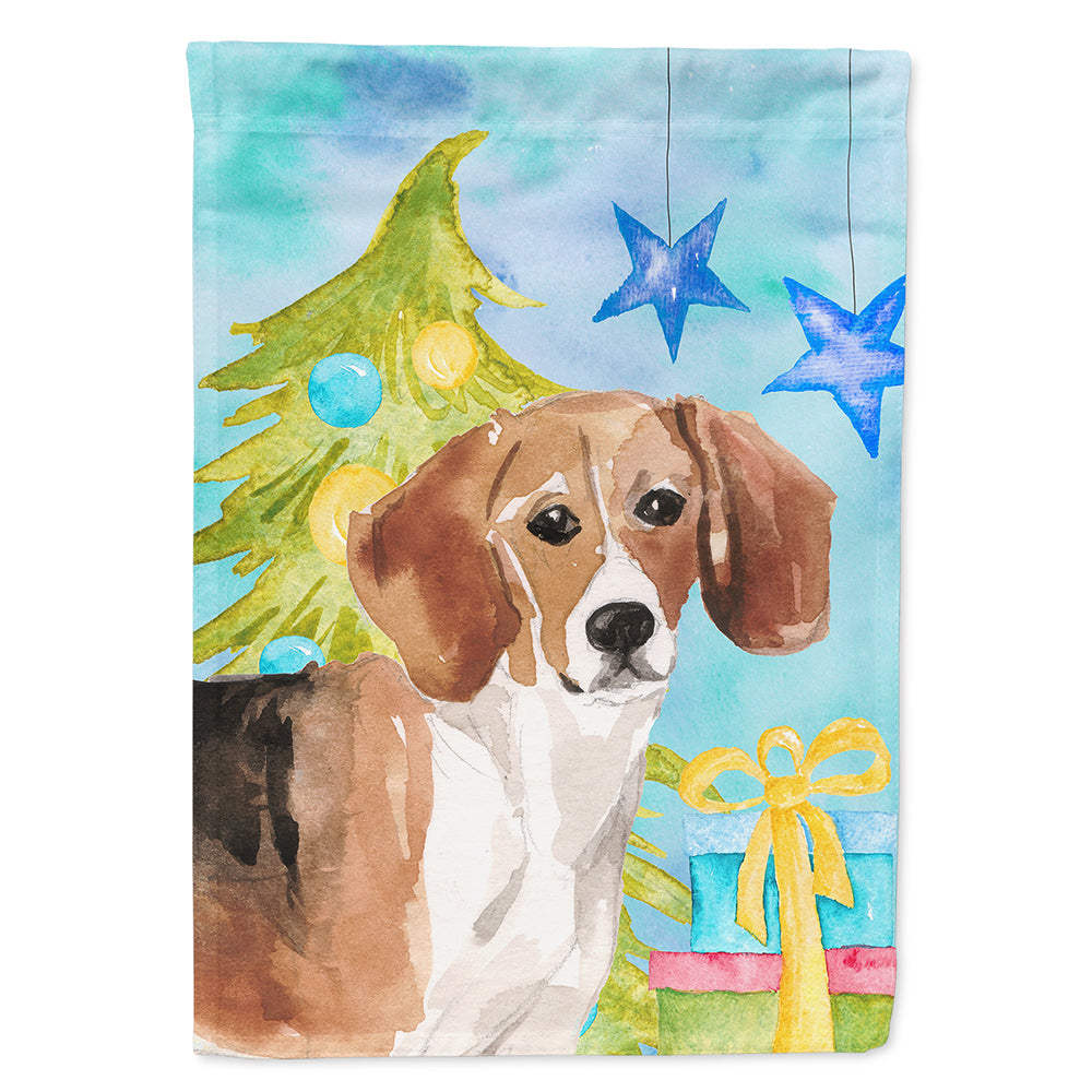 Beagle Christmas Flag Canvas House Size BB9404CHF