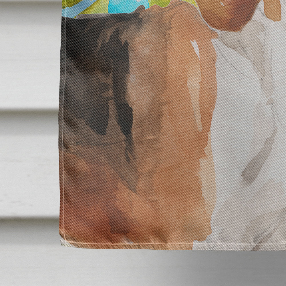 Beagle Christmas Flag Canvas House Size BB9404CHF