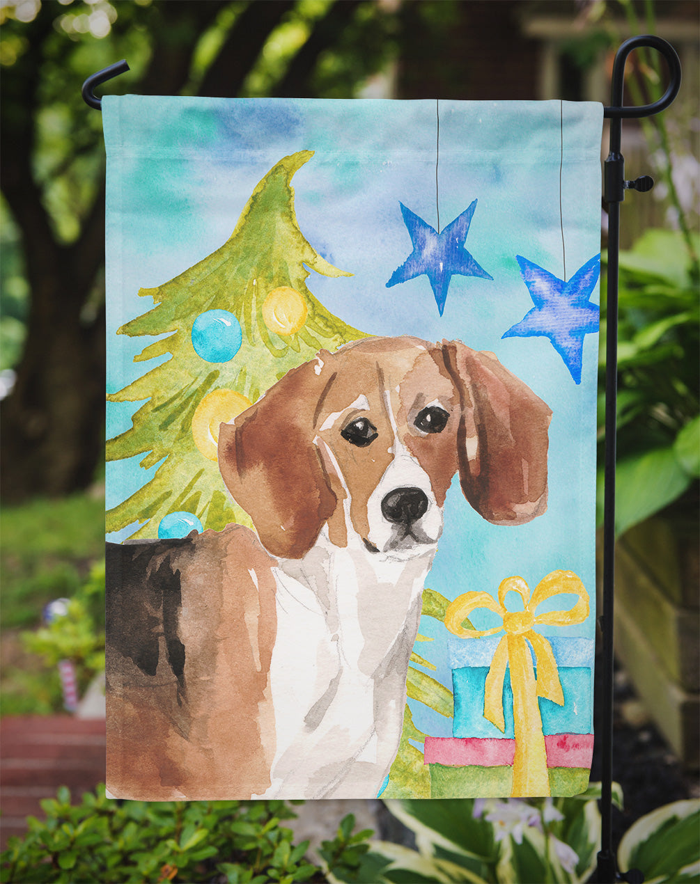 Beagle Christmas Garden Flag - Outdoor Decorative Yard Flag BB9404GF