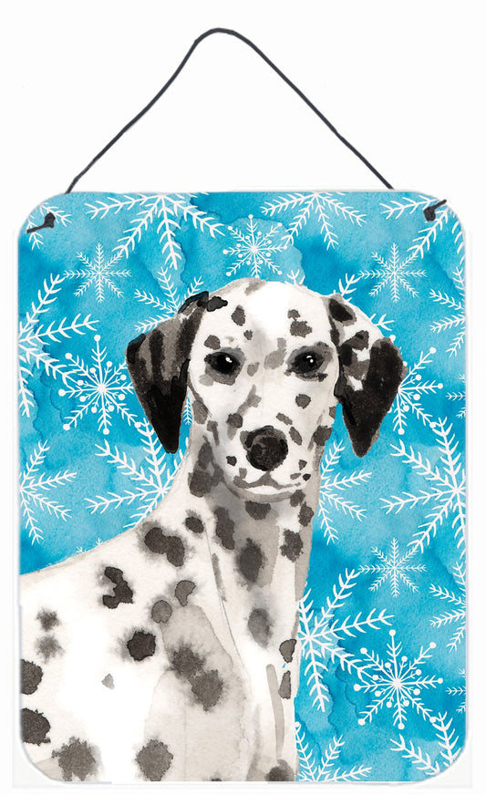 Dalmatian Winter Wall or Door Hanging Prints BB9450DS1216