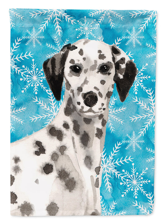 Dalmatian Winter Garden Flag - Outdoor Decorative Yard Flag BB9450GF