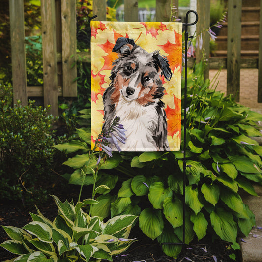 Australian Shepherd Fall Garden Flag - Outdoor Decorative Yard Flag BB9502GF