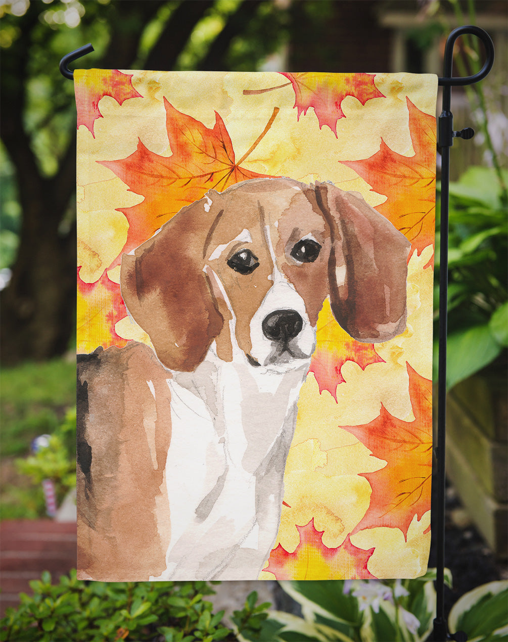 Beagle Fall Garden Flag - Outdoor Decorative Yard Flag BB9509GF