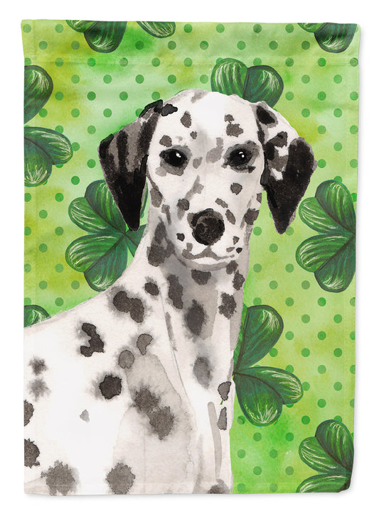 Dalmatian St. Patrick's Garden Flag - Outdoor Decorative Yard Flag BB9555GF