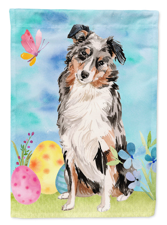 Australian Shepherd Easter Garden Flag - Outdoor Decorative Yard Flag BB9607GF