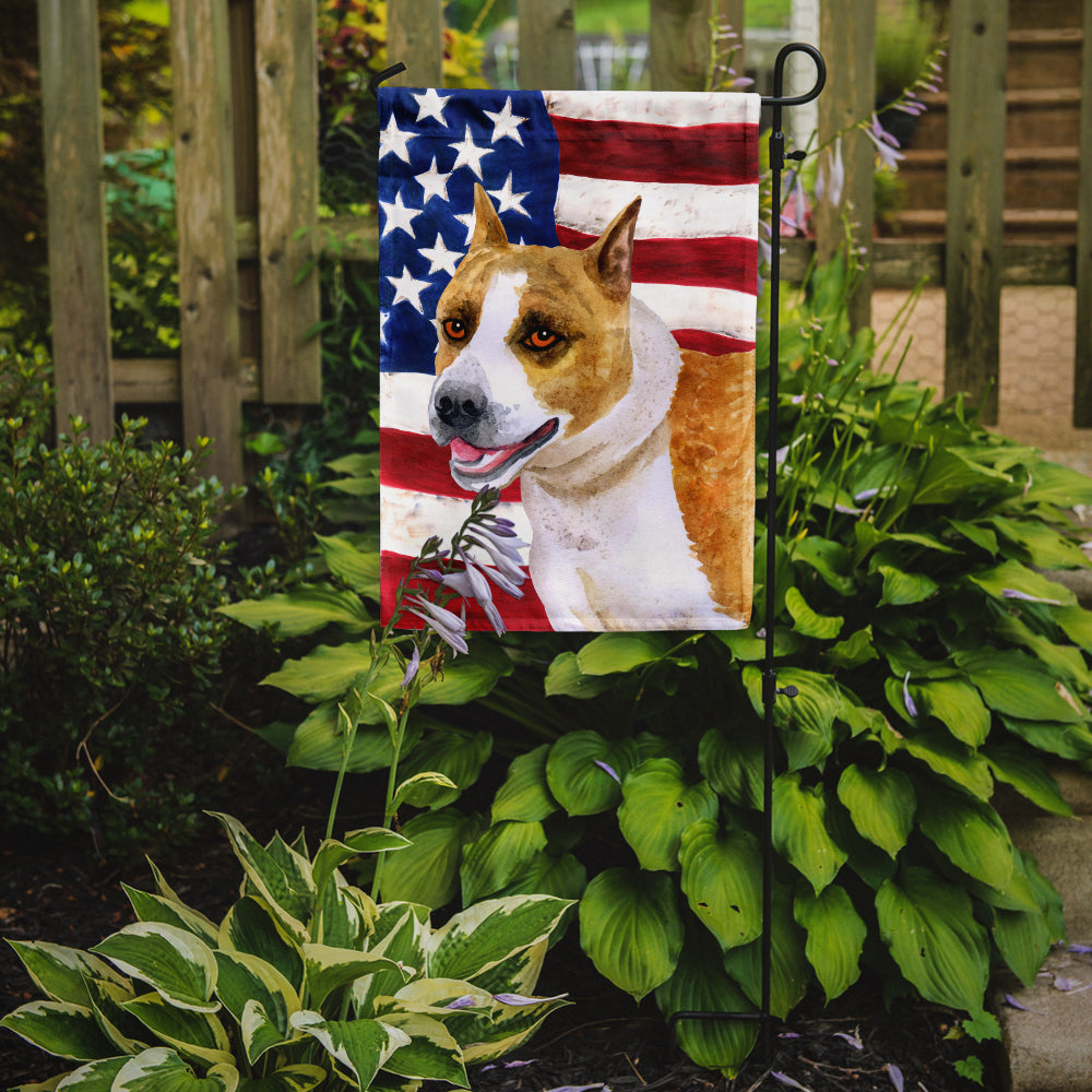 American Staffordshire Patriotic Garden Flag - Outdoor Decorative Yard Flag BB9644GF