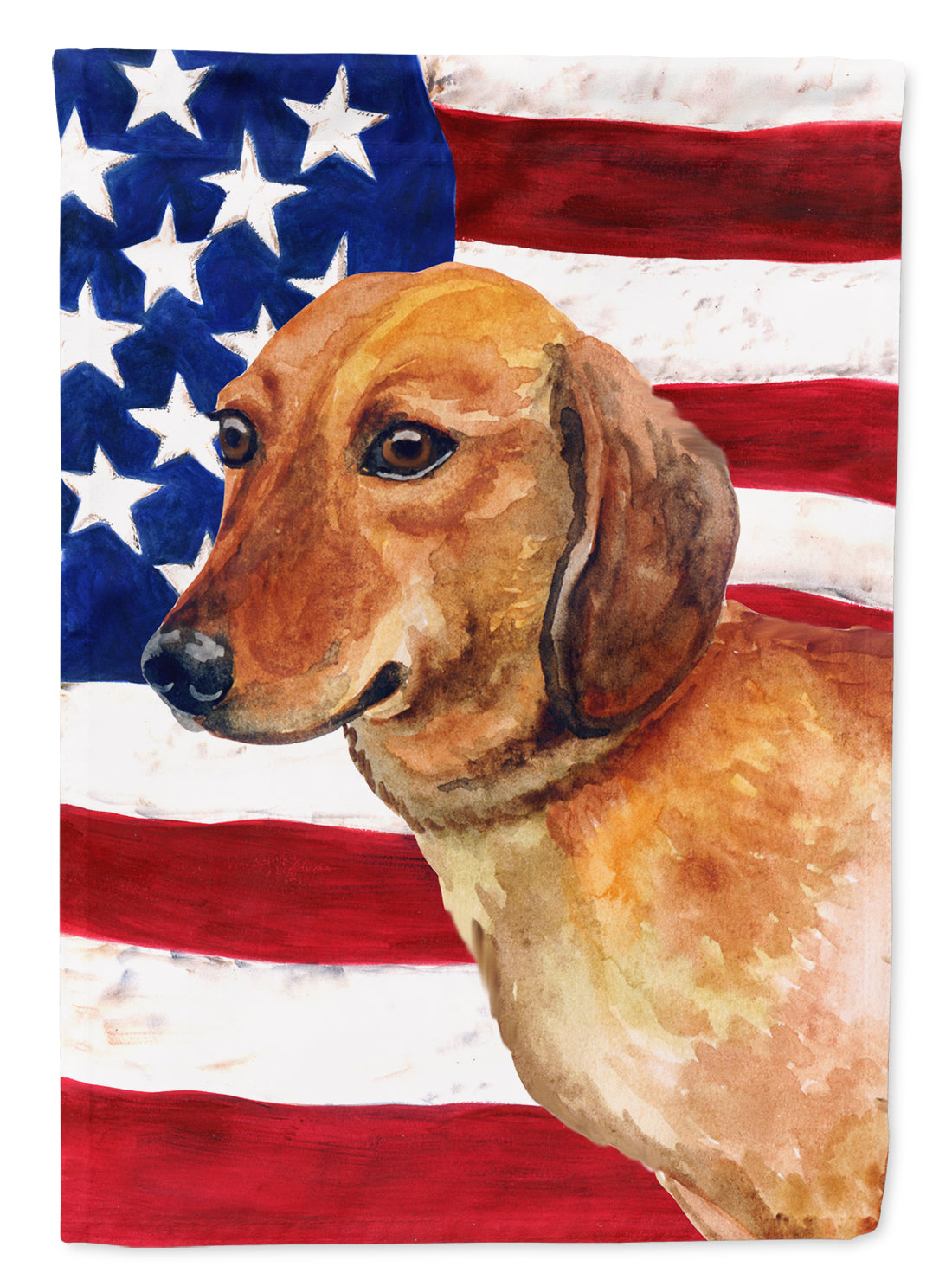 Dachshund Patriotic Garden Flag - Outdoor Decorative Yard Flag BB9652GF