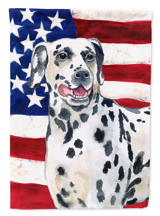 Dalmatian Patriotic Flag Canvas House Size BB9653CHF
