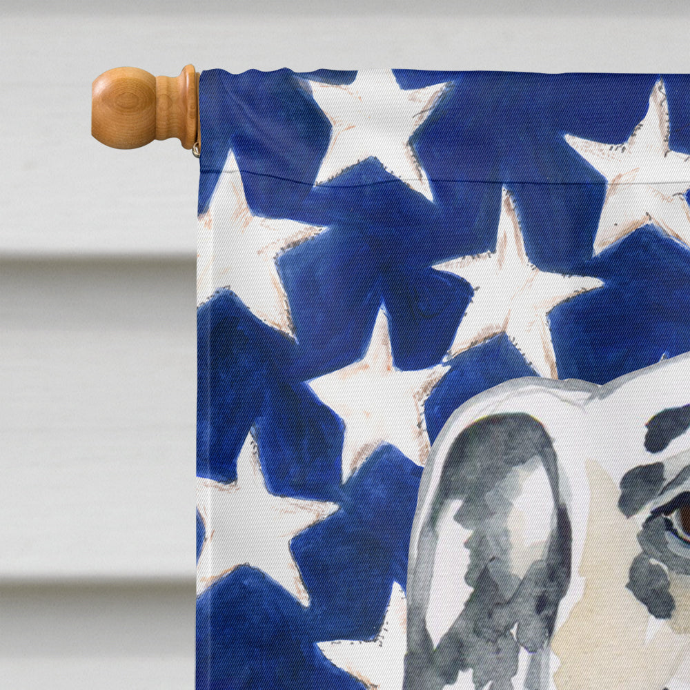Dalmatian Patriotic Flag Canvas House Size BB9653CHF