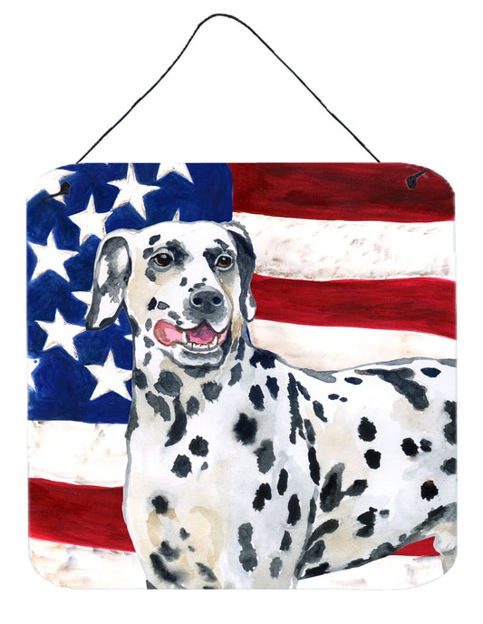 Dalmatian Patriotic Wall or Door Hanging Prints BB9653DS66