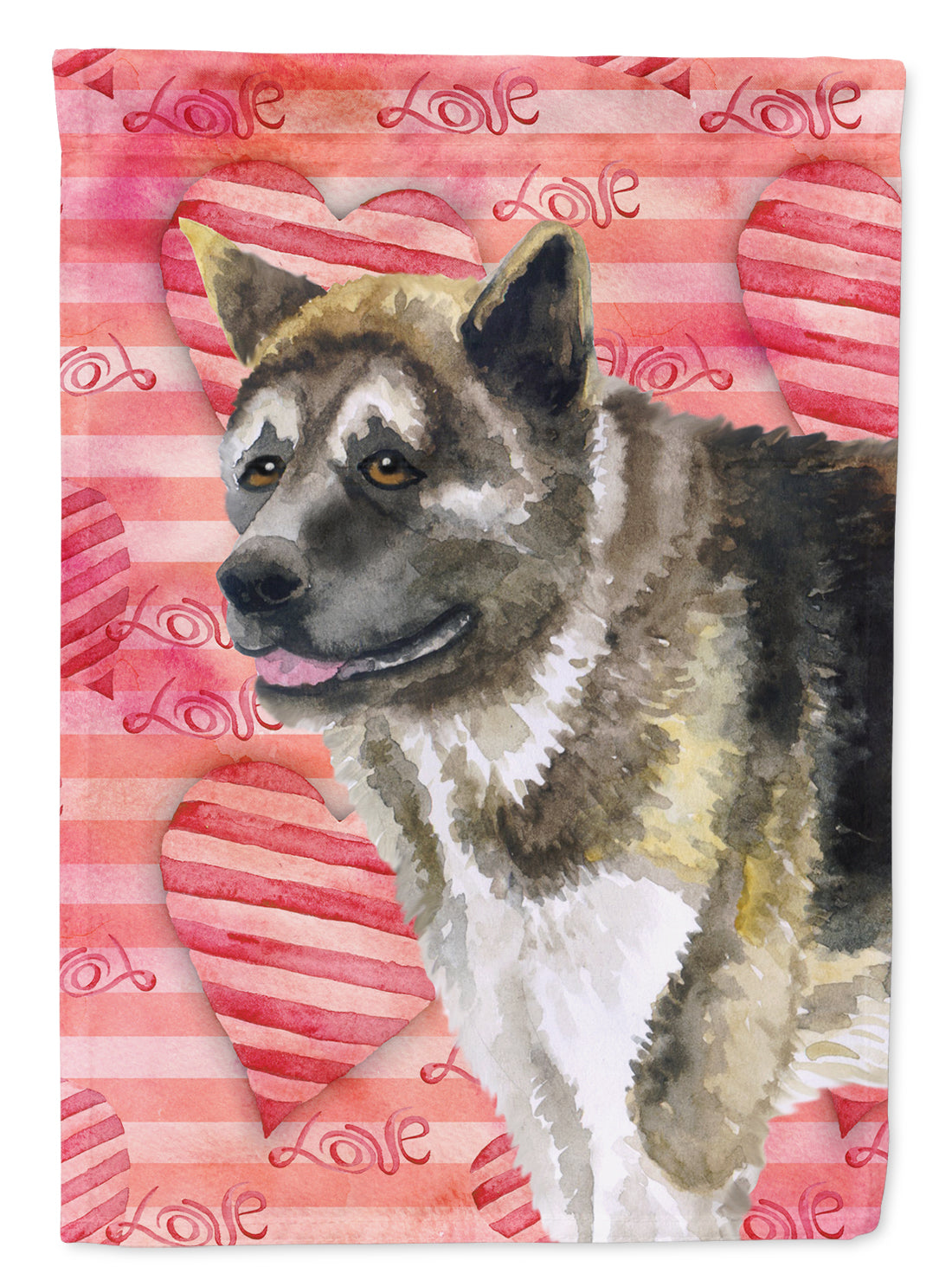 American Akita Love Garden Flag - Outdoor Decorative Yard Flag BB9756GF