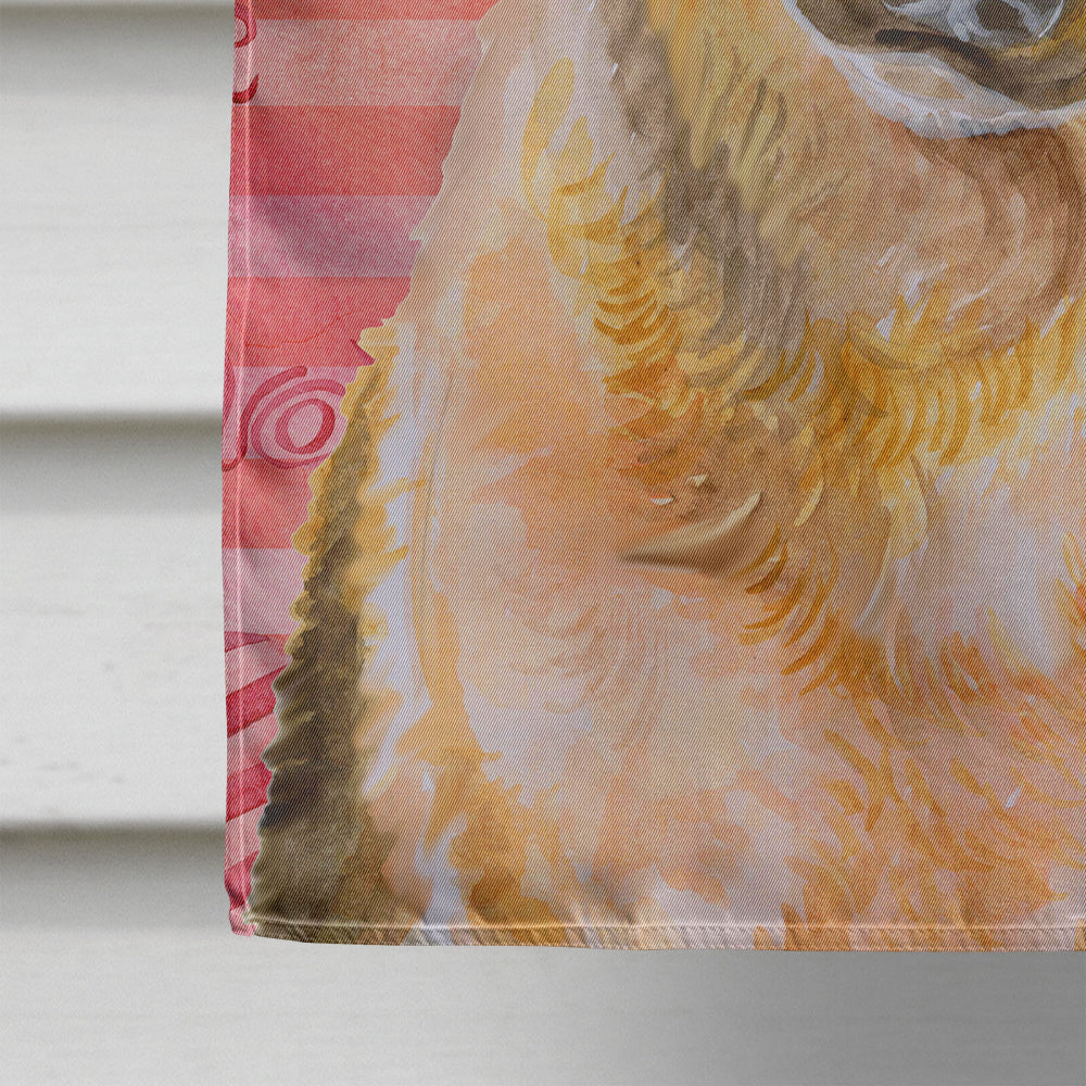 German Shepherd #2 Love Flag Canvas House Size BB9798CHF