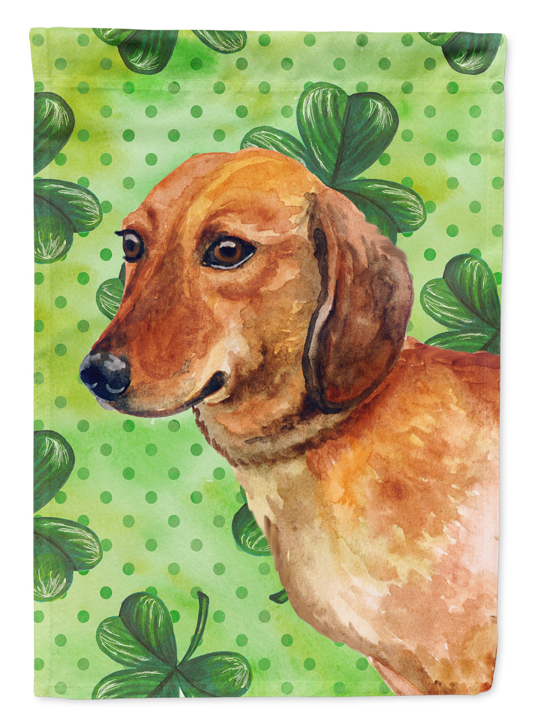 Dachshund St Patrick's Garden Flag - Outdoor Decorative Yard Flag BB9826GF