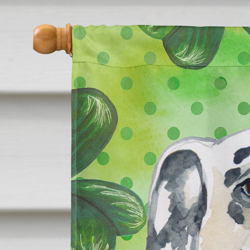 Dalmatian St Patrick's Flag Canvas House Size BB9827CHF