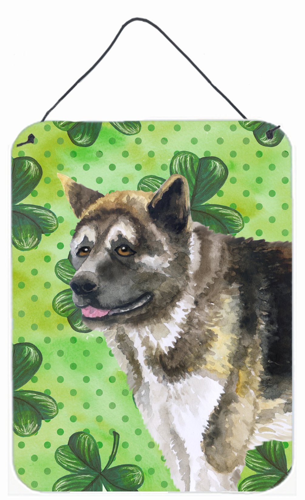 American Akita St Patrick's Wall or Door Hanging Prints BB9843DS1216