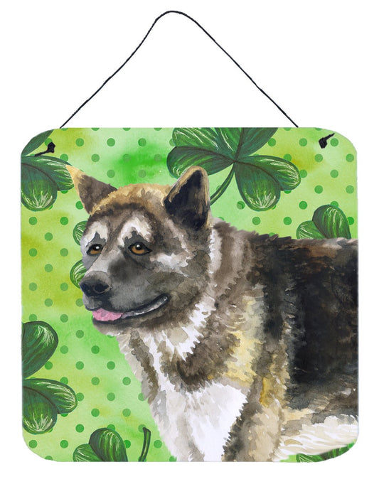 American Akita St Patrick's Wall or Door Hanging Prints BB9843DS66