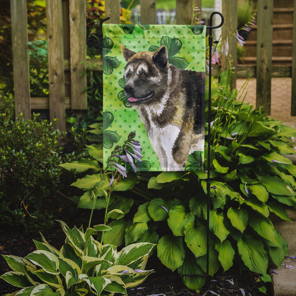 American Akita St Patrick's Garden Flag - Outdoor Decorative Yard Flag BB9843GF
