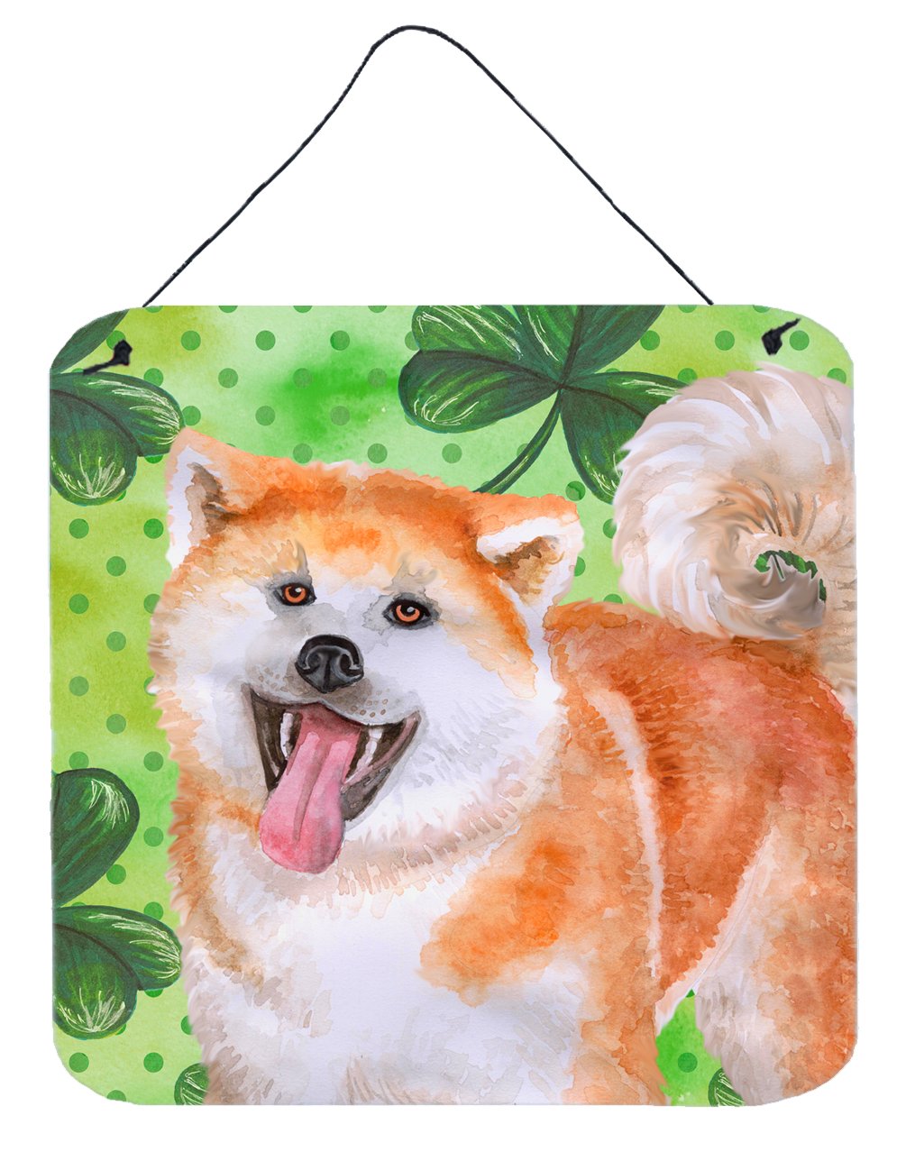 Akita St Patrick's Wall or Door Hanging Prints BB9877DS66
