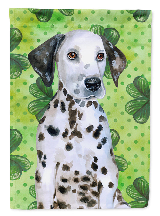 Dalmatian Puppy St Patrick's Flag Canvas House Size BB9882CHF