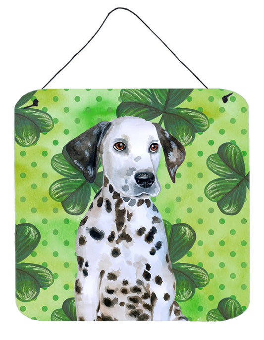 Dalmatian Puppy St Patrick's Wall or Door Hanging Prints BB9882DS66
