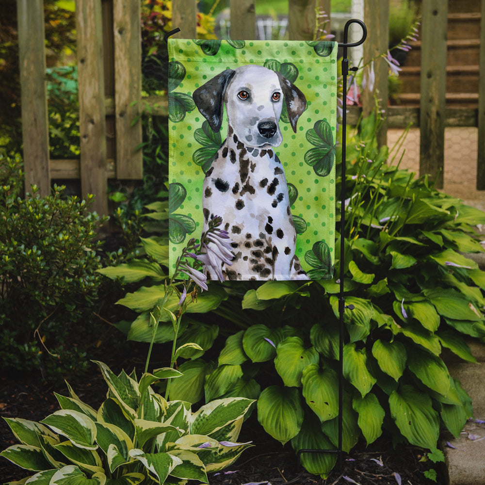 Dalmatian Puppy St Patrick's Garden Flag - Outdoor Decorative Yard Flag BB9882GF