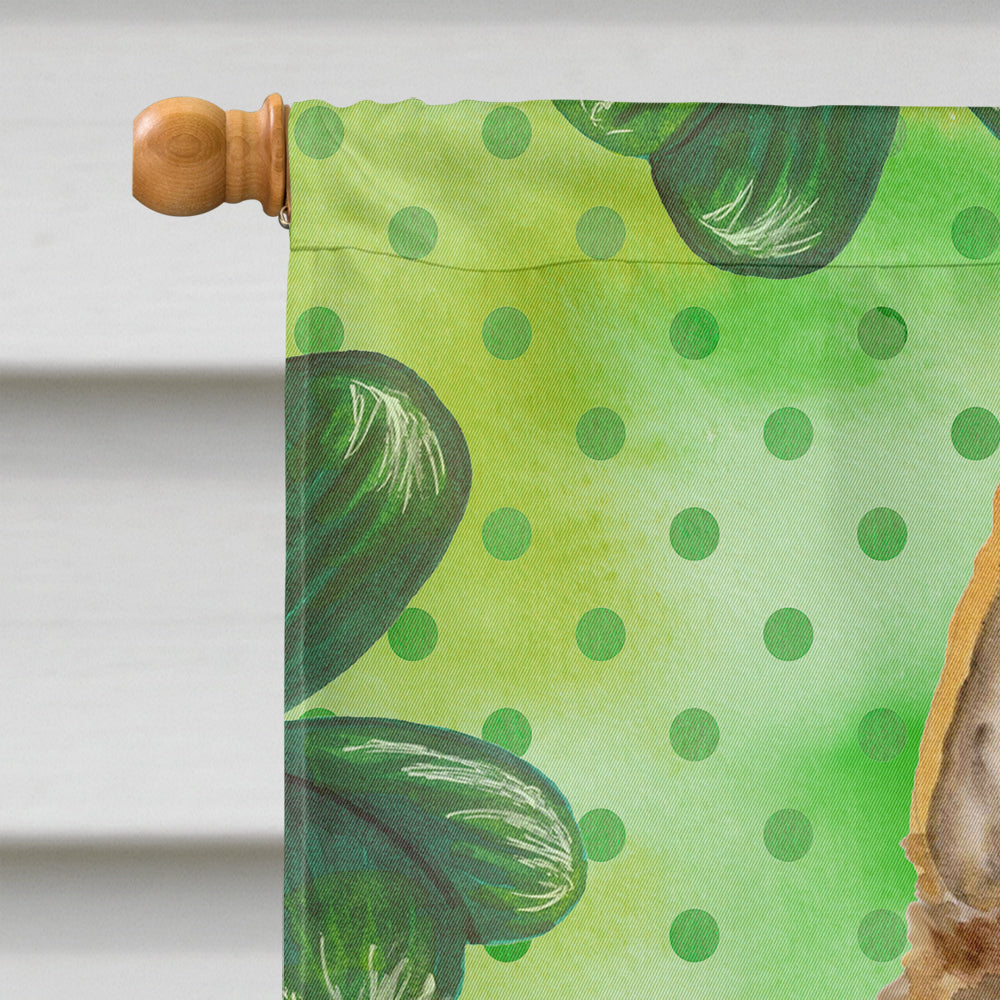 German Shepherd #2 St Patrick's Flag Canvas House Size BB9885CHF