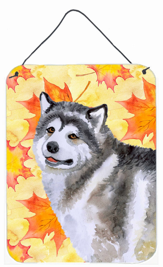 Alaskan Malamute Fall Wall or Door Hanging Prints BB9899DS1216