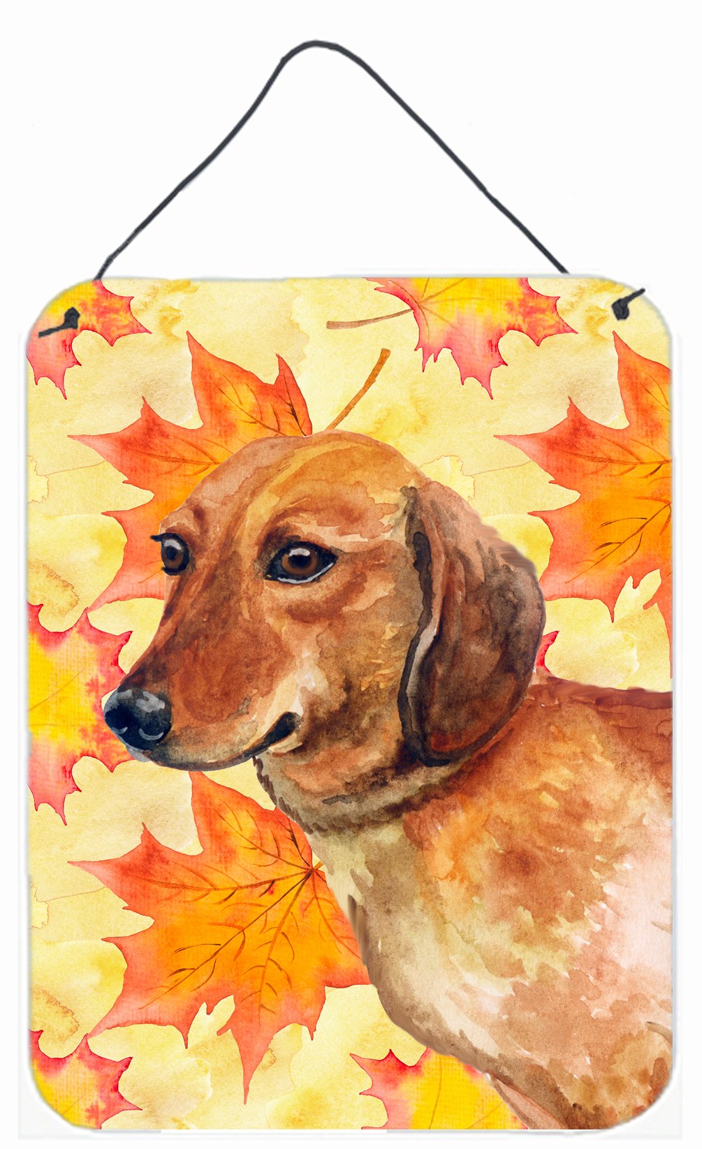 Dachshund Fall Wall or Door Hanging Prints BB9913DS1216