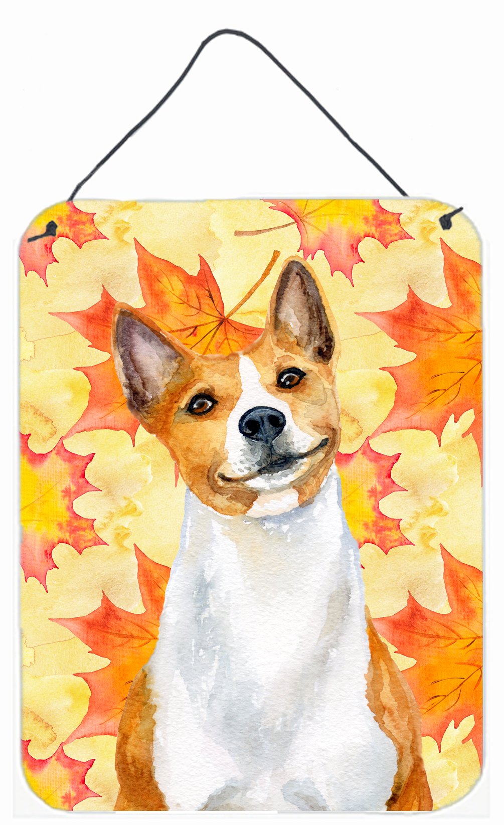 Basenji Fall Wall or Door Hanging Prints BB9953DS1216