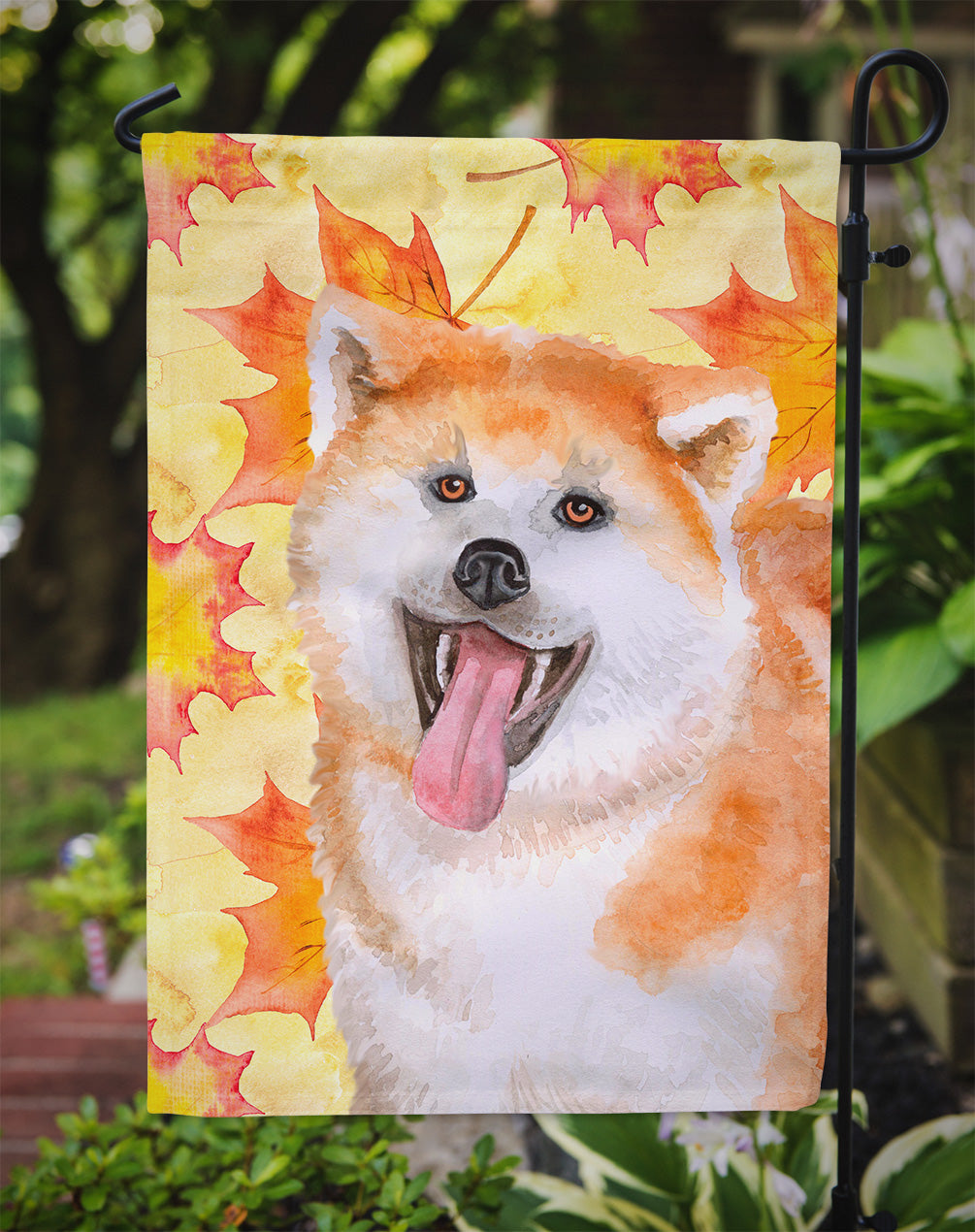 Akita Fall Garden Flag - Outdoor Decorative Yard Flag BB9964GF