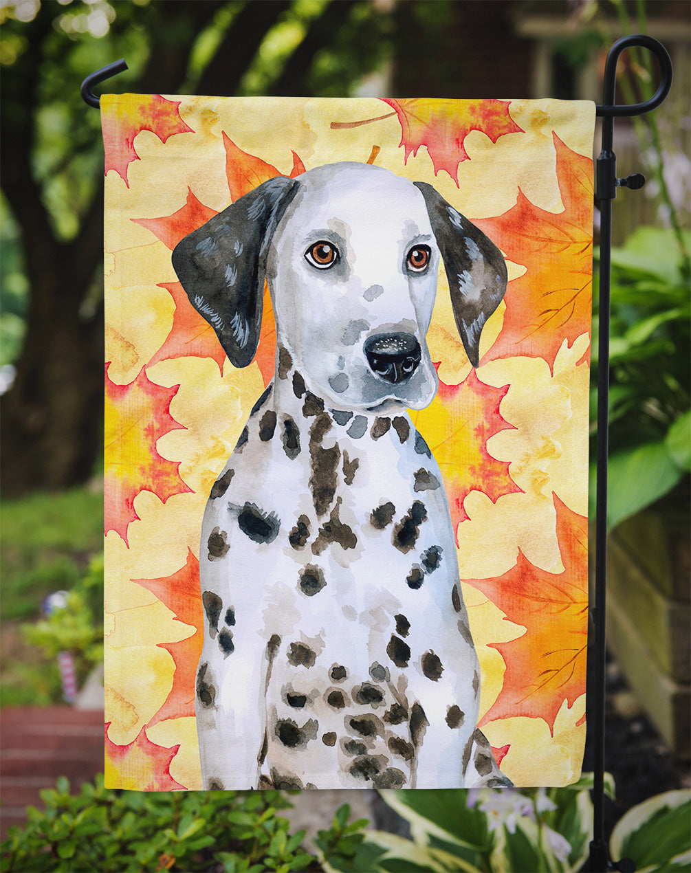 Dalmatian Puppy Fall Garden Flag - Outdoor Decorative Yard Flag BB9969GF