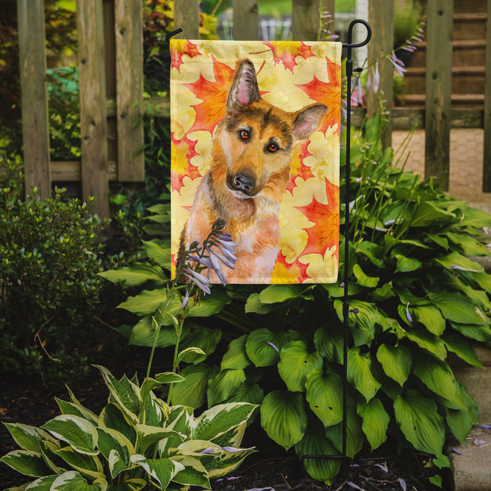 German Shepherd #2 Fall Garden Flag - Outdoor Decorative Yard Flag BB9972GF