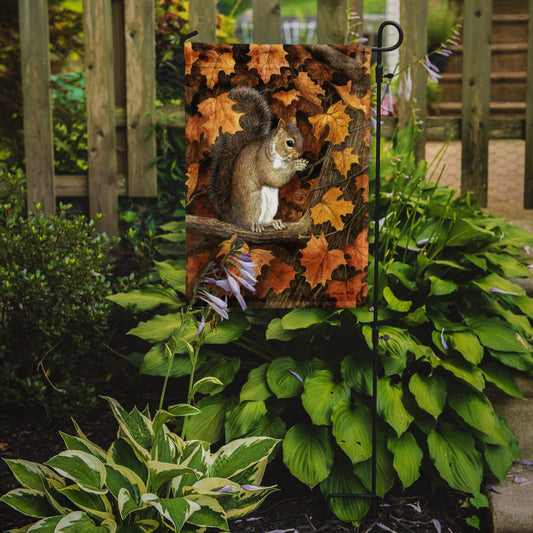 Autumn Grey Squirrel by Daphne Baxter Garden Flag – Decorative Outdoor Yard Flag BDBA0388GF