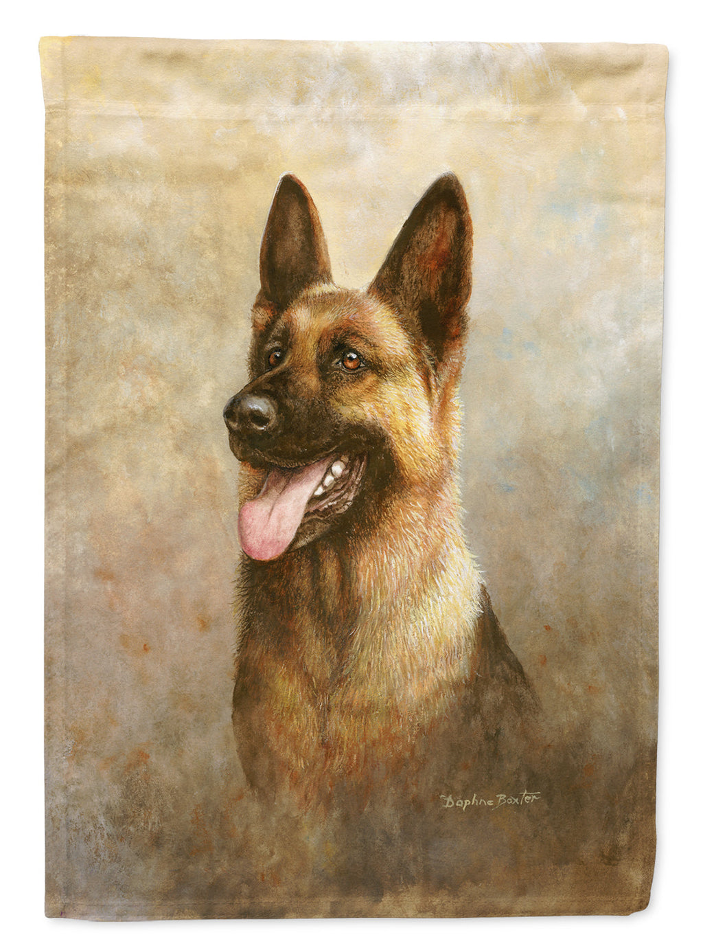 Alsatian German Shepherd Flag Canvas House Size BDBA0464CHF